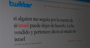 El Estado hebreo se hace con el nombre de usuario en Twitter de un empresario español @israel