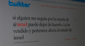 El Estado hebreo se hace con el nombre de usuario en Twitter de un empresario español @israel