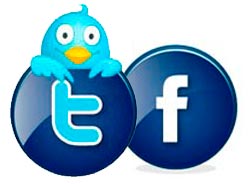 Interdomain en Twitter y Facebook